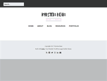 Tablet Screenshot of kyrstenbean.com